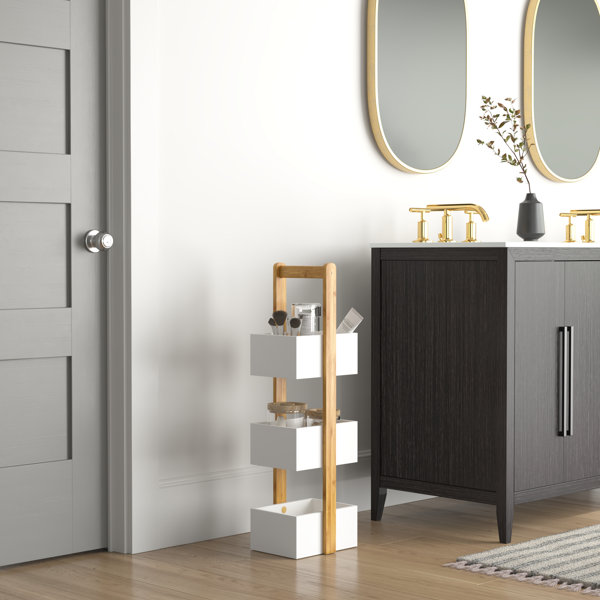 AllModern Senna Freestanding Bathroom Shelves & Reviews Wayfair